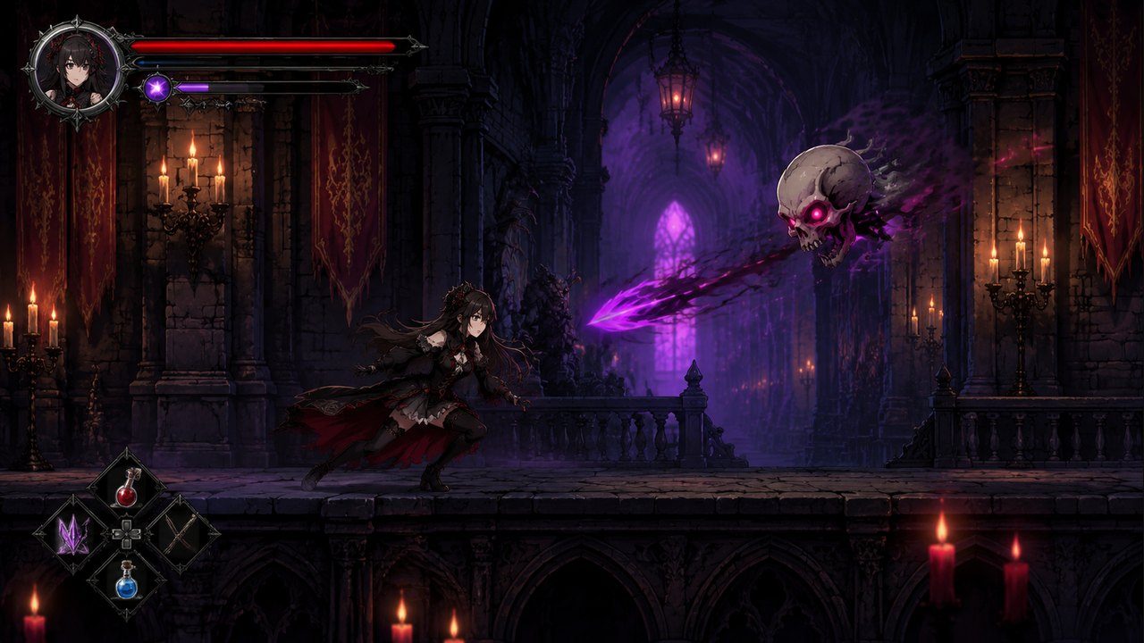 哥特少女勇闯恶魔城2 实机画面 画面 4
